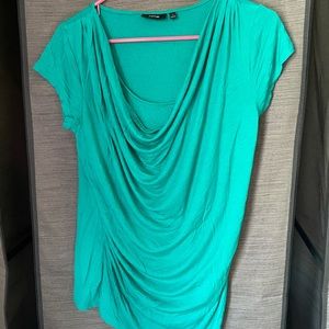 Short sleeved ruched blouse